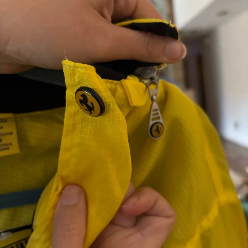 VINTAGE 1998 Ferrari F1 Racing Windbreaker with Removable Hood NWT - Picture 13 of 16